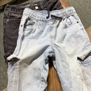 Cat & Jack Kids Jeans Set - Black and Light Blue